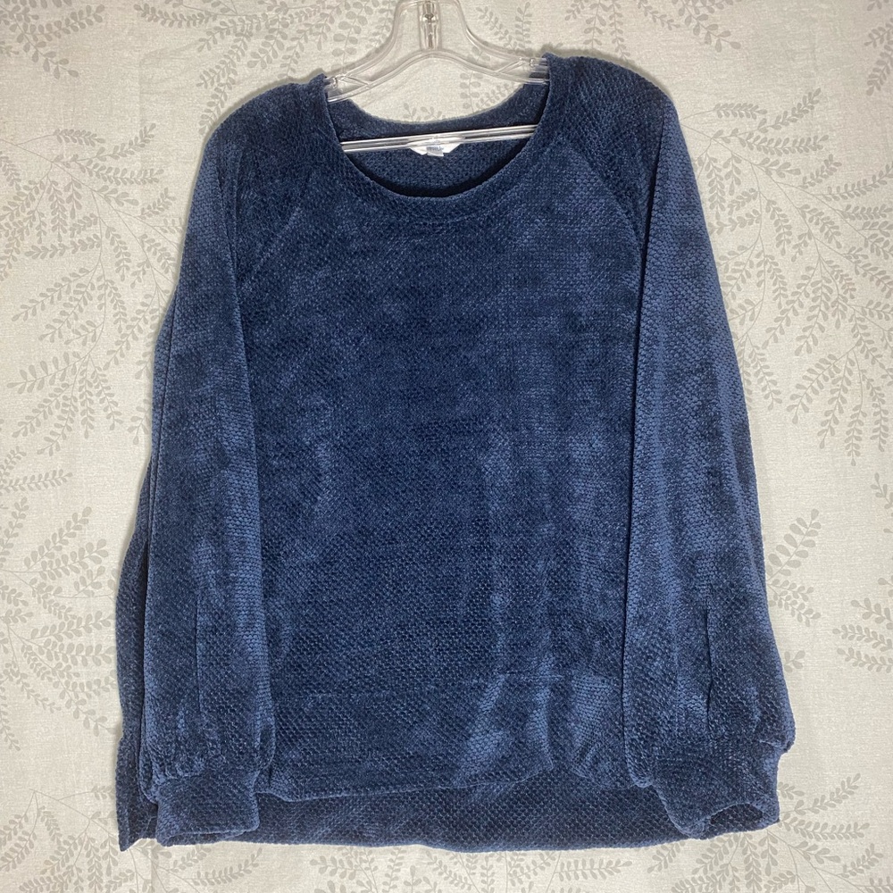 Women's Cozy Navy Blue Sweater Time and Tru XXL (20)